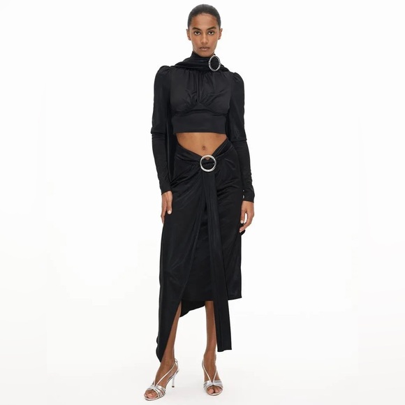 SET Rabanne x H&M Jersey Top and Skirt